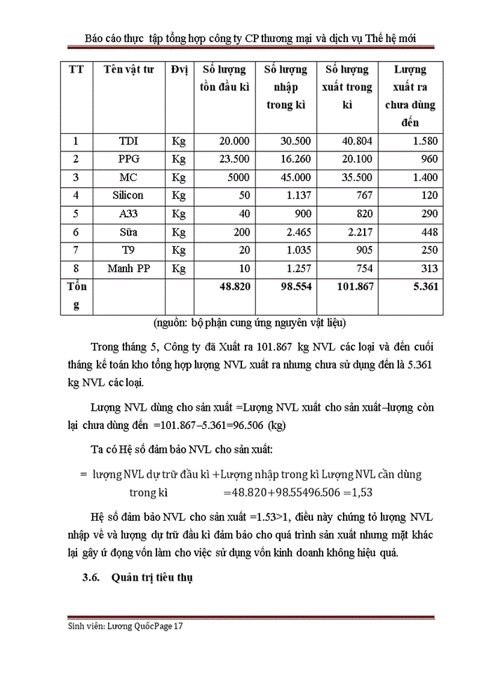 image for page Báo cáo thực tập tổng hợp tại công ty cổ phần thương mại và dịch vụ thế hệ mới