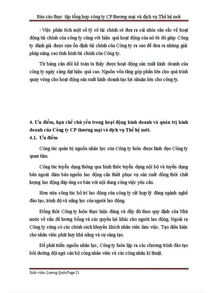 image for page Báo cáo thực tập tổng hợp tại công ty cổ phần thương mại và dịch vụ thế hệ mới