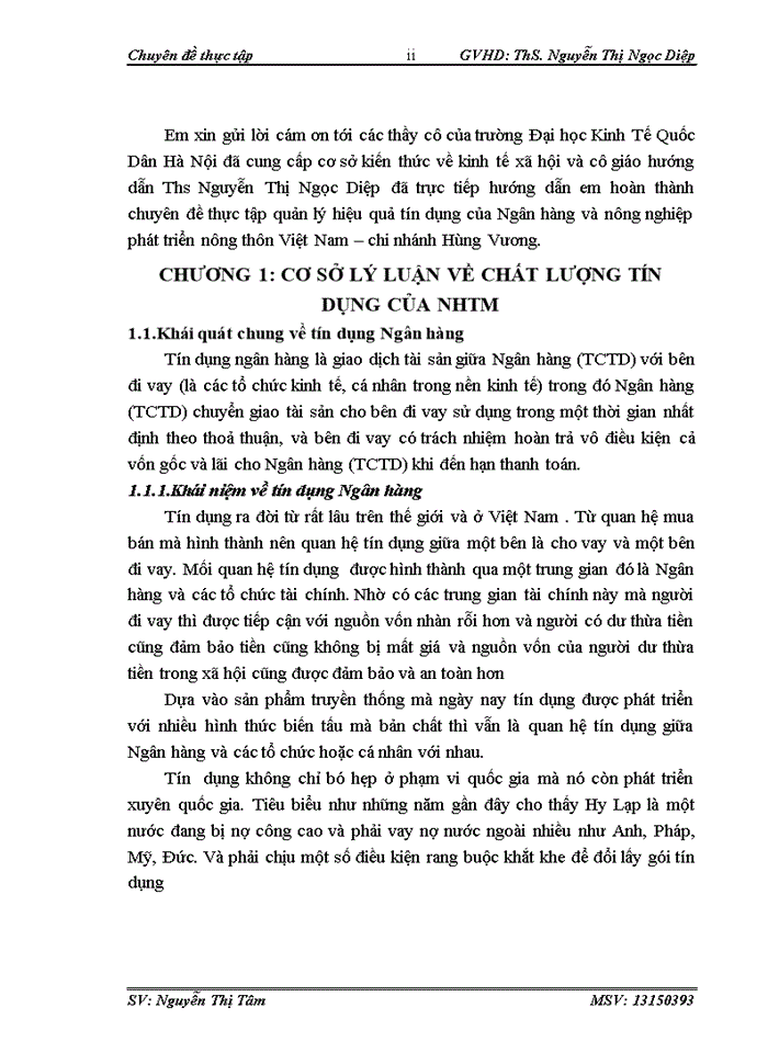 image for page Giải pháp nhằm nâng cao chất lượng tín dụng tại ngân hàng nông nghiệp và phát triển nông thôn - chi nhánh hùng vương