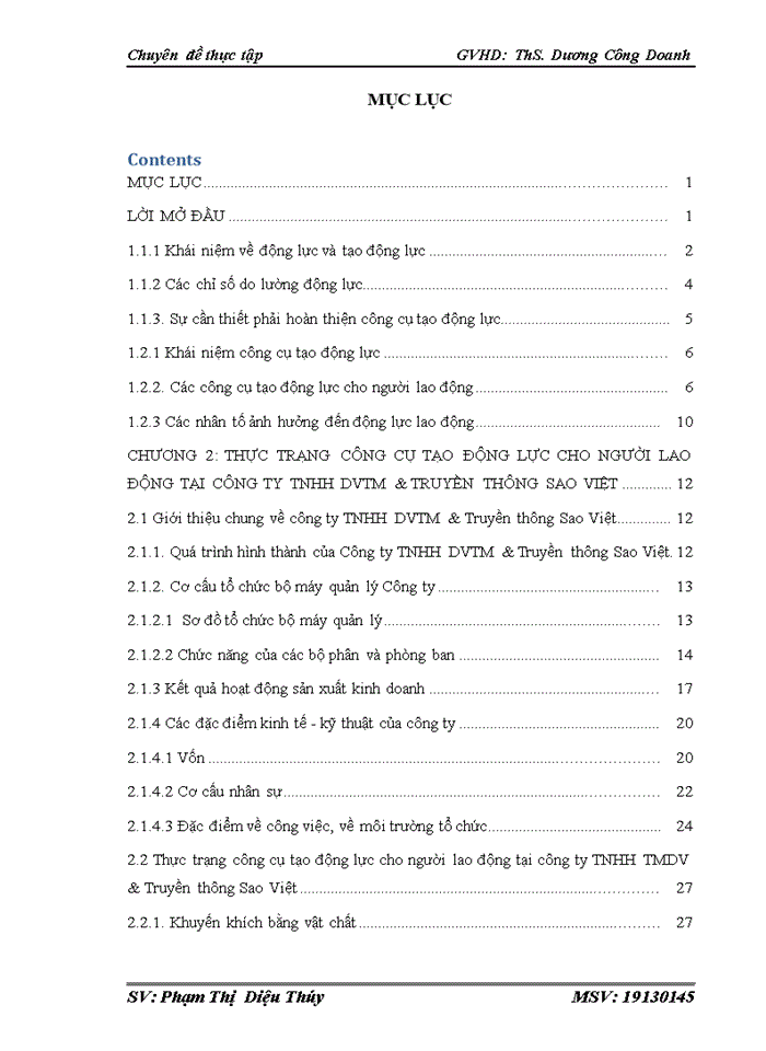 image for page Một số giải pháp nhằm hoàn thiện công cụ tạo động lực cho người lao động tại công ty TNHH DVTM & Truyền thông Sao Việt