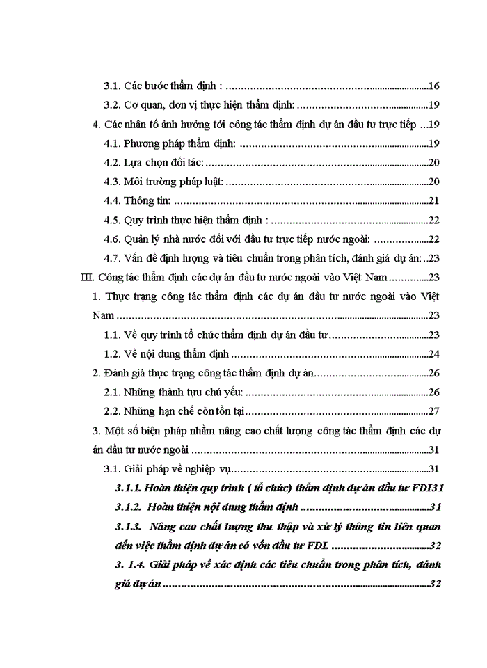 image for page Nâng cao chất lượng thu thập và xử lý thông tin liên quan đến việc thẩm định dự án có vốn đầu tư FDI.
