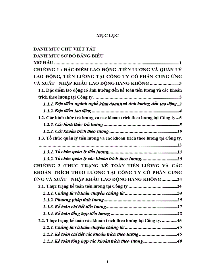 image for page Hoàn thiện kế toán tiền lương và các khoản trích theo lương tại Công ty cổ phần cung ứng và xuất – nhập khẩu lao động Hàng Không