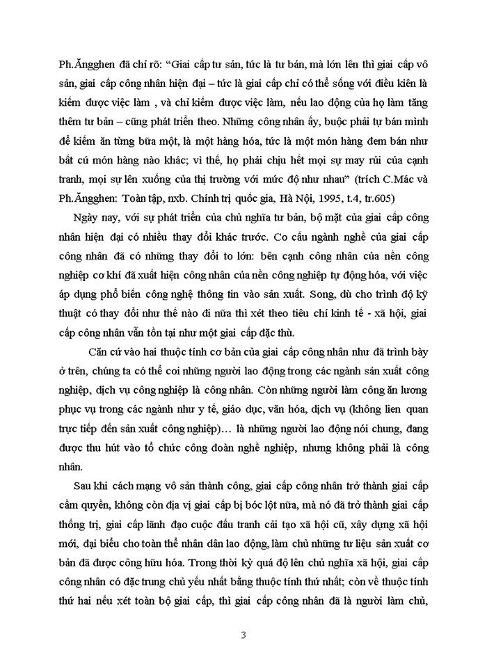 image for page Sứ mệnh lịch sử của giai cấp công nhân. Liên hệ thực tiễn Việt Nam