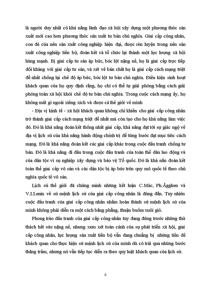 image for page Sứ mệnh lịch sử của giai cấp công nhân. Liên hệ thực tiễn Việt Nam