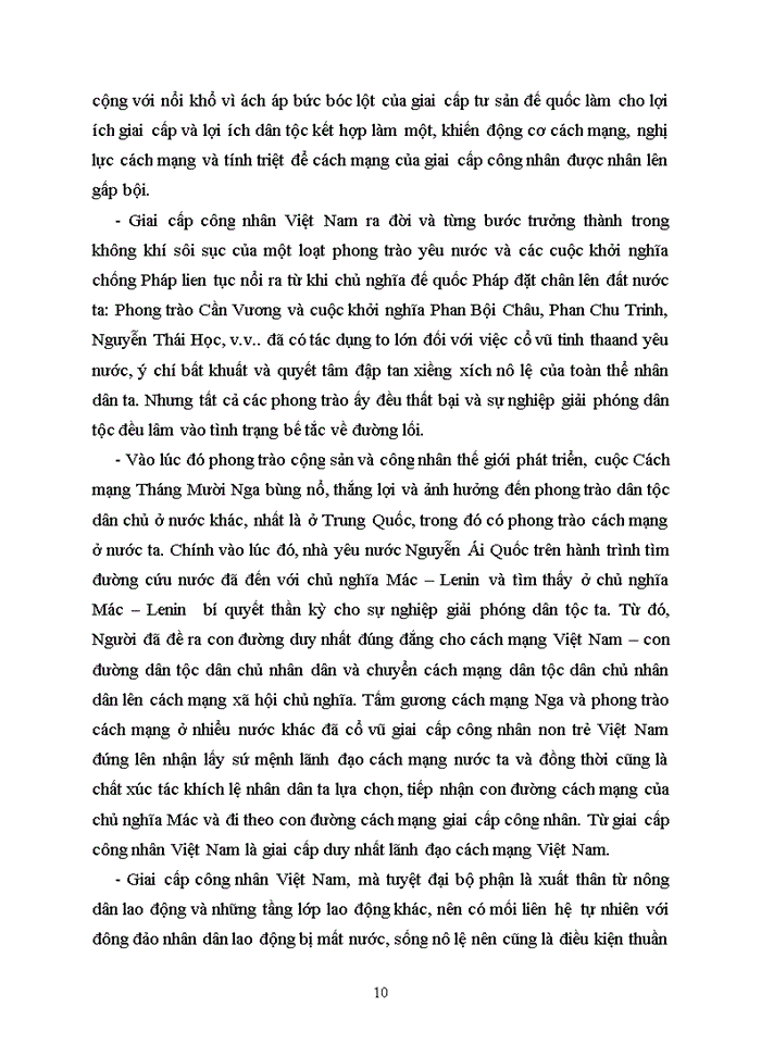 image for page Sứ mệnh lịch sử của giai cấp công nhân. Liên hệ thực tiễn Việt Nam