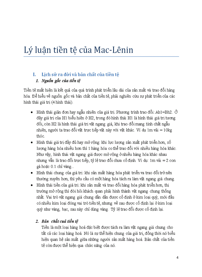 image for page lý luận về tiền tệ của Mac-Lênin và liên hệ thực tế ở Việt Nam