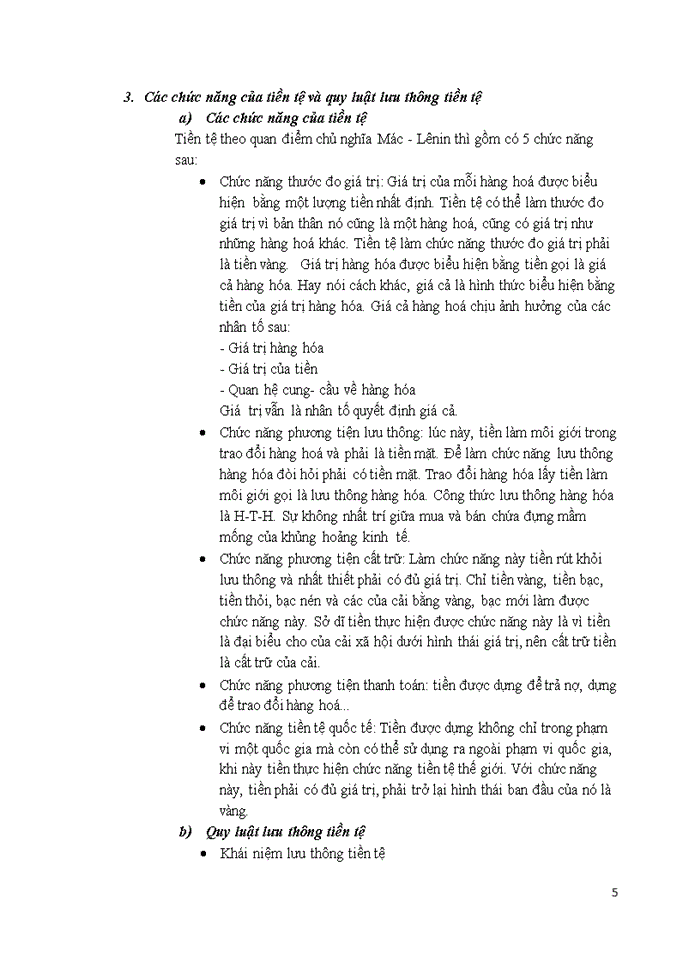 image for page lý luận về tiền tệ của Mac-Lênin và liên hệ thực tế ở Việt Nam