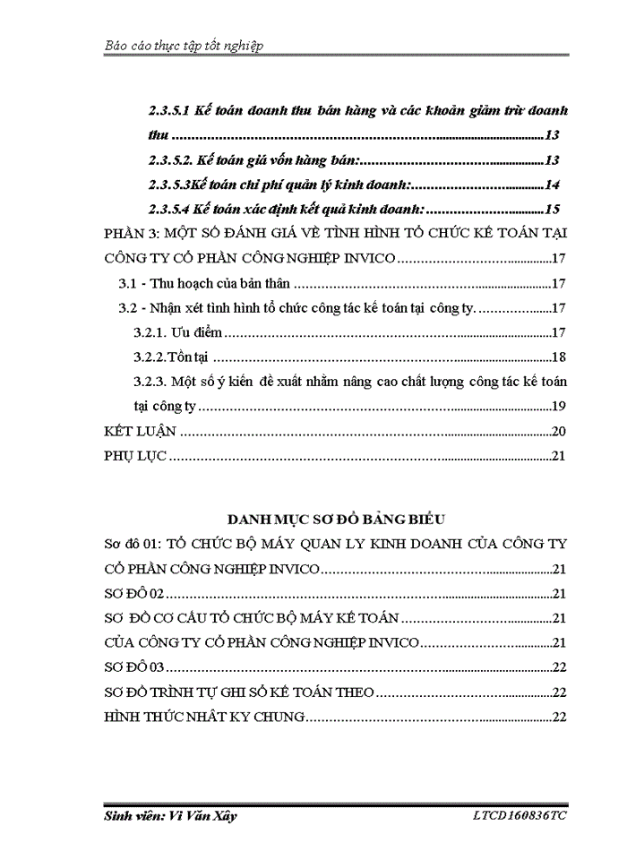 image for page Một số đánh giá về tình hình tổ chức kế toán tại công ty cổ phần công nghiệp invico