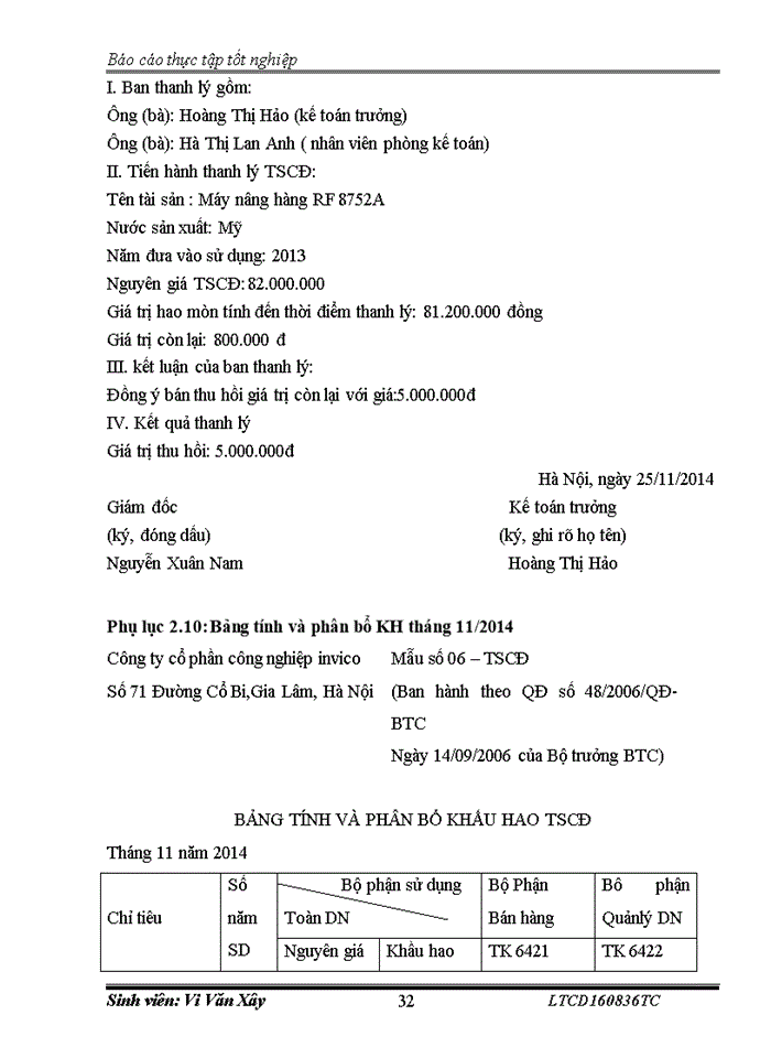 image for page Một số đánh giá về tình hình tổ chức kế toán tại công ty cổ phần công nghiệp invico