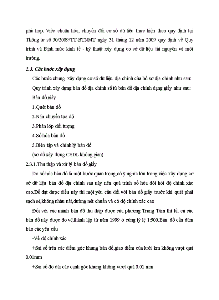 image for page Ứng dụng phần mềm mapinfo để xây dựng cơ sở dữ liệu sổ địa chính