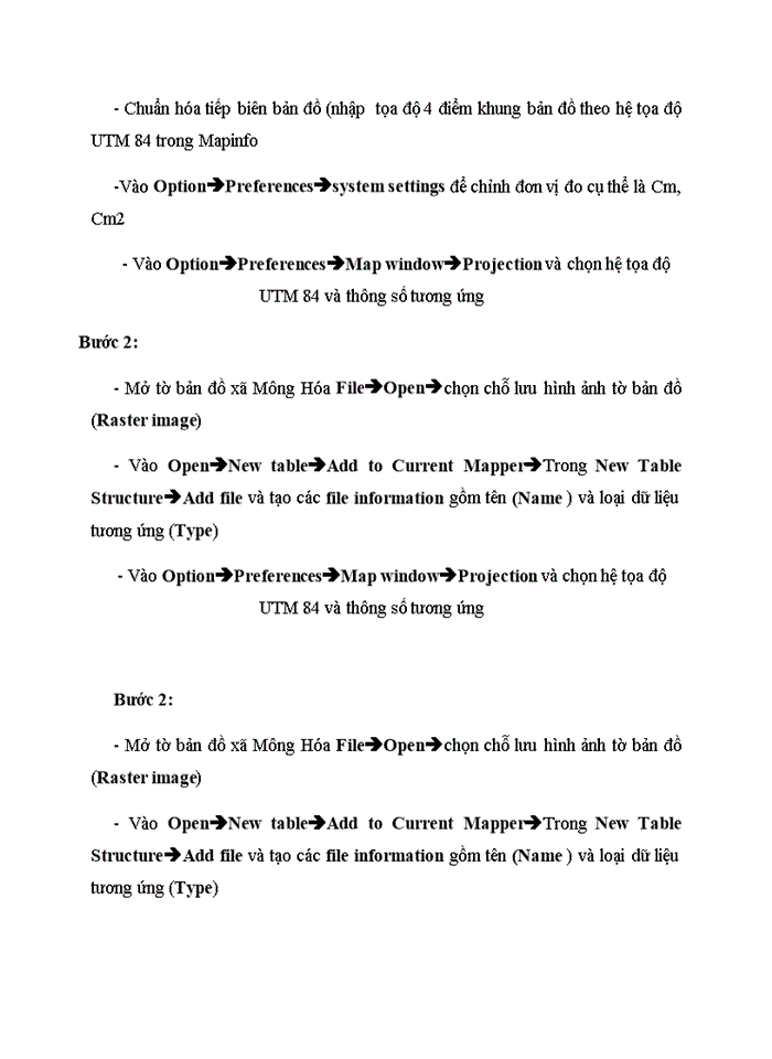 image for page Ứng dụng phần mềm mapinfo để xây dựng cơ sở dữ liệu sổ địa chính