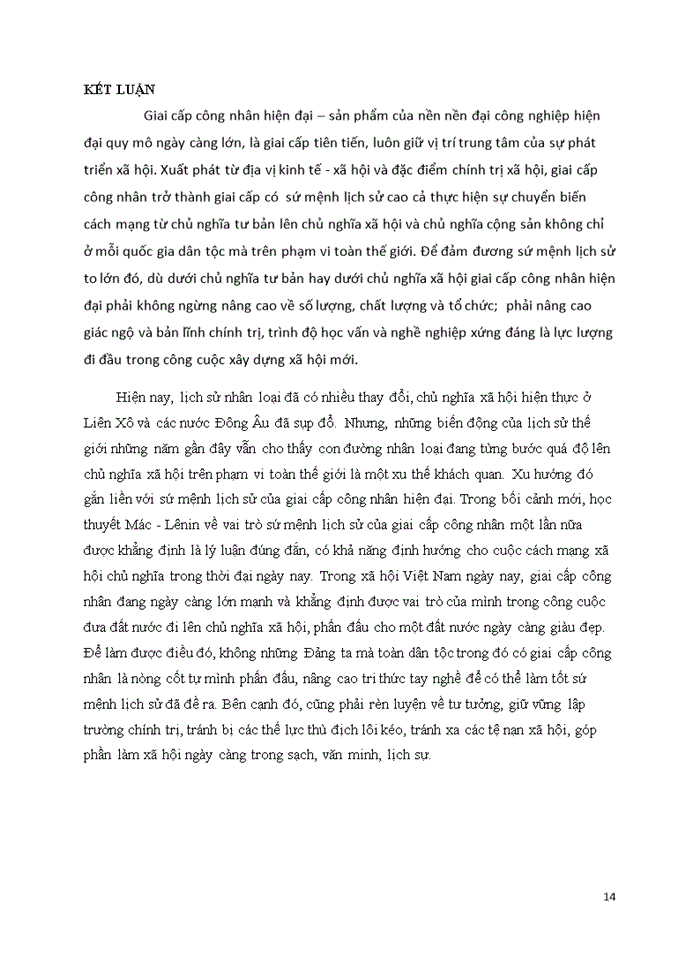 image for page Những nhân tố chủ quan trong quá trình thực hiện sứ mệnh lịch sử của giai cấp công nhân