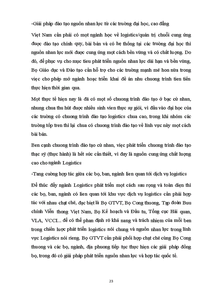 image for page Thực trạng và giải pháp phát triển nguồn nhân lực Logistics tại Việt Nam trong những năm tới