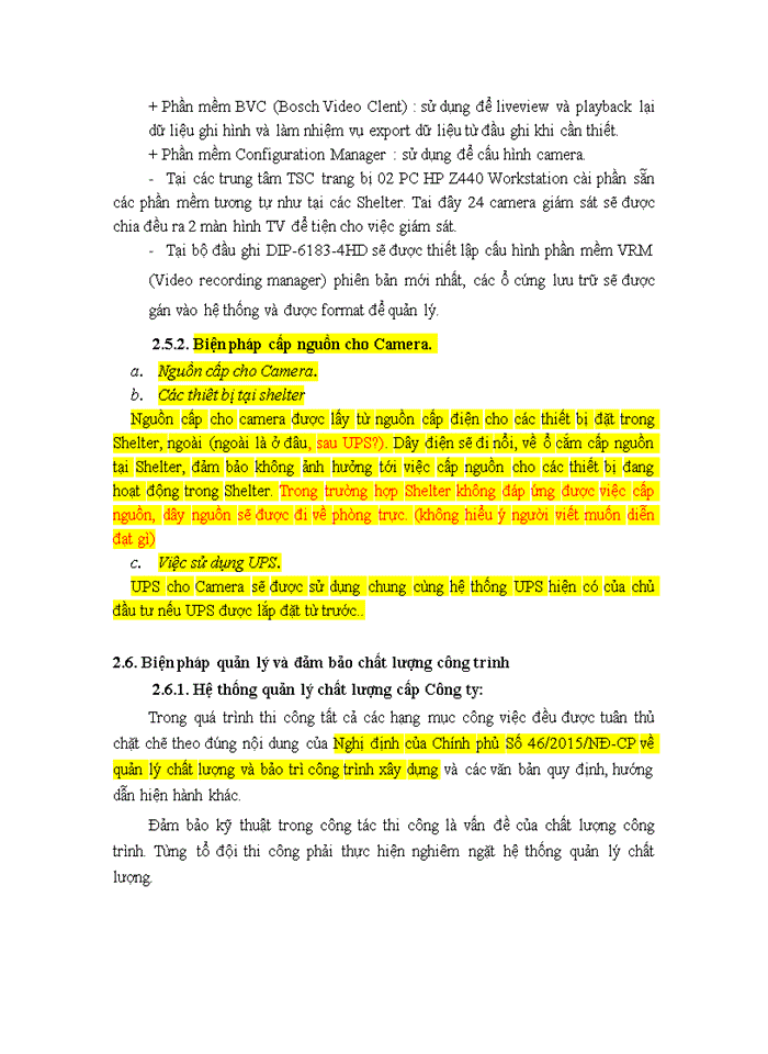 image for page Phương pháp lắp đặt ống cáp và thiết bị camera.