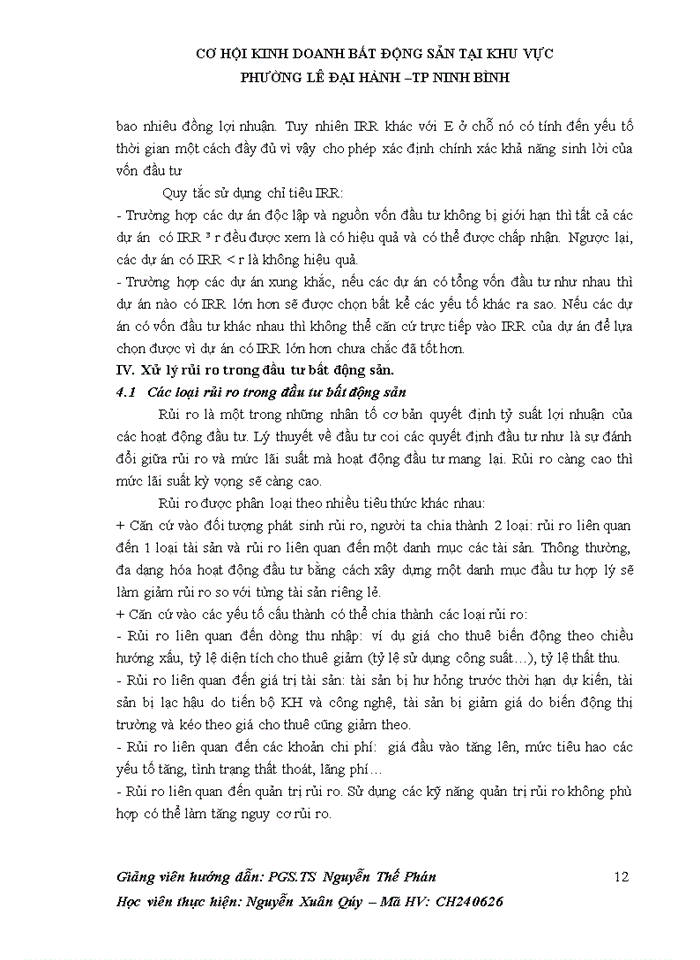 image for page Các loại hình đầu tư và các nhà đầu tư trong kinh doanh bất động sản
