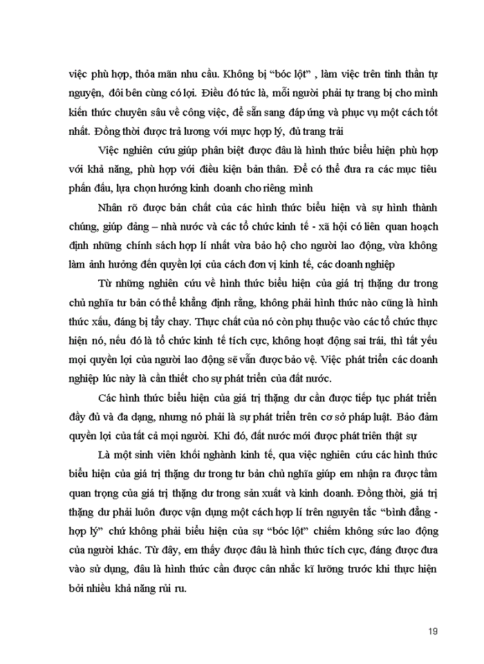 image for page Các hình thức biểu hiện của giá trị thặng dư và ý nghĩa thực tiễn của việc nghiên cứu