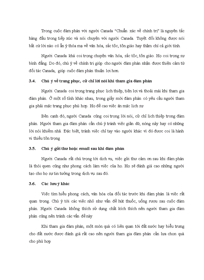 image for page Đặc điểm trong đàm phán của đối tác canada và khả năng thích ứng của việt nam