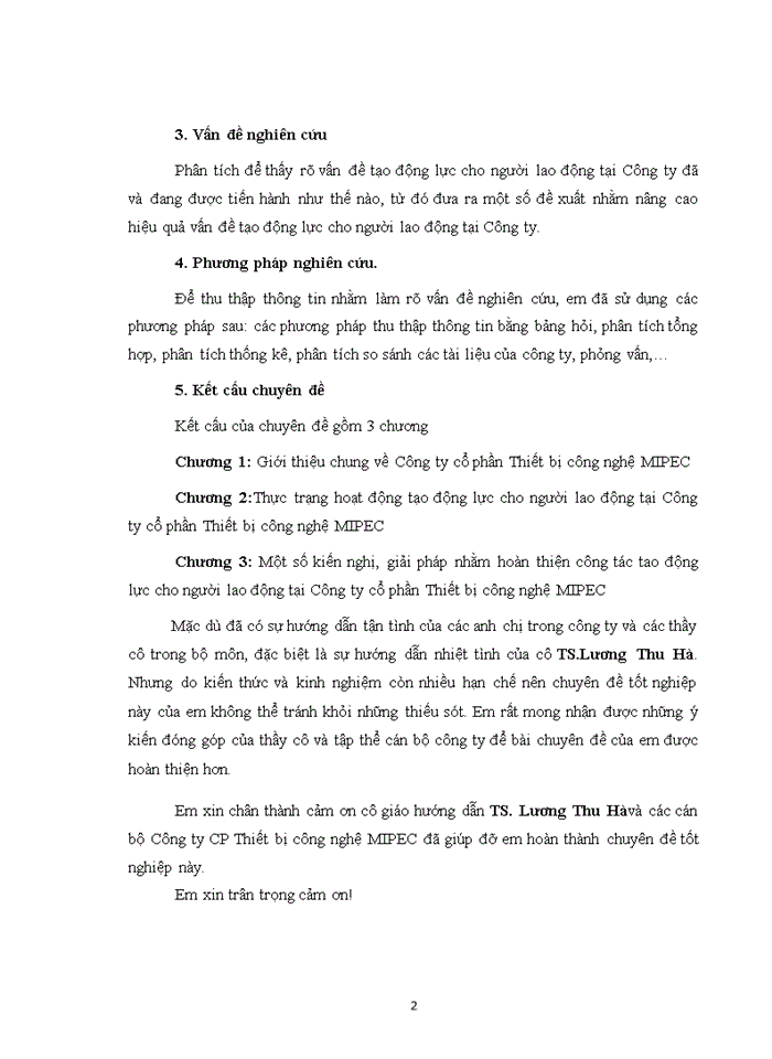 image for page Thực trạng hoạt động tạo động lực lao động cho người lao động tại công ty CP thiết bị công nghệ MIPEC