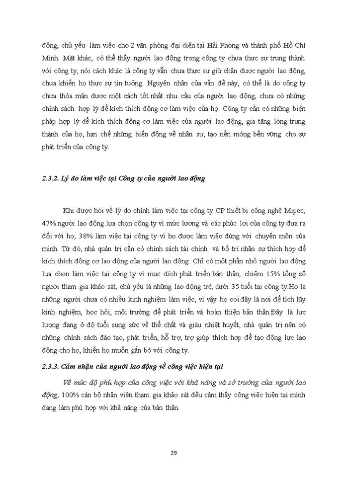 image for page Thực trạng hoạt động tạo động lực lao động cho người lao động tại công ty CP thiết bị công nghệ MIPEC