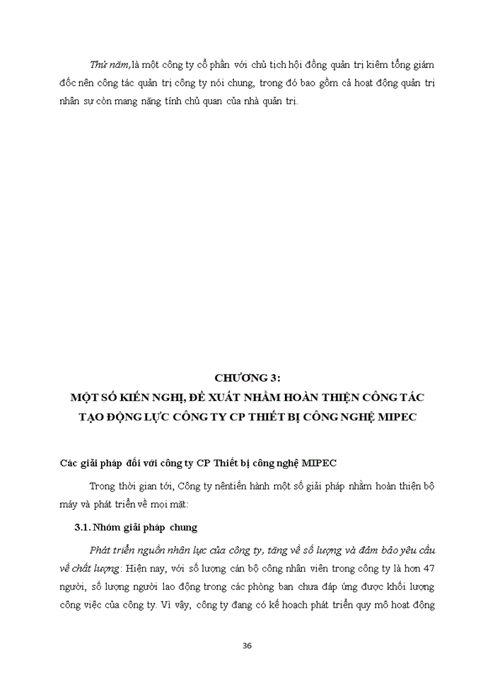 image for page Thực trạng hoạt động tạo động lực lao động cho người lao động tại công ty CP thiết bị công nghệ MIPEC
