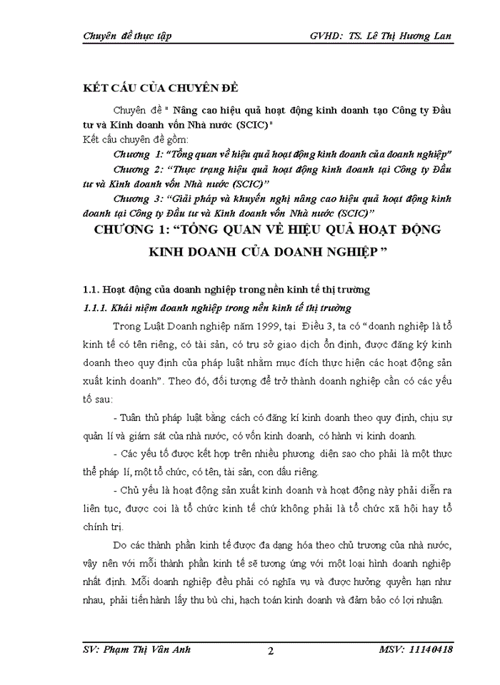 image for page Nâng cao hiệu quả hoạt động kinh doanh tạo Công ty Đầu tư và Kinh doanh vốn Nhà nước (SCIC)