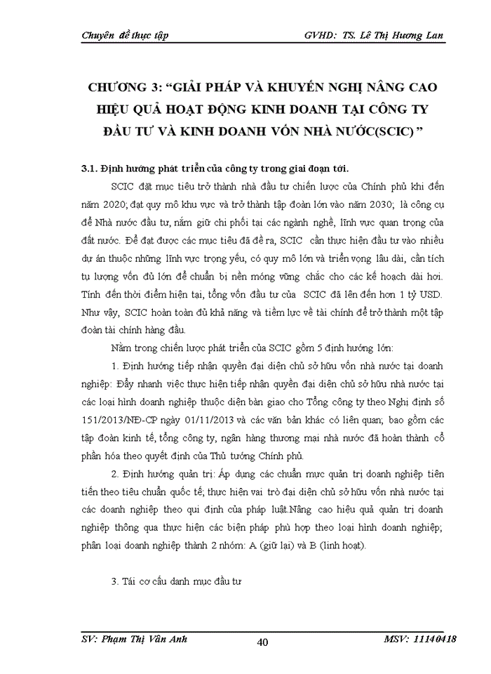 image for page Nâng cao hiệu quả hoạt động kinh doanh tạo Công ty Đầu tư và Kinh doanh vốn Nhà nước (SCIC)