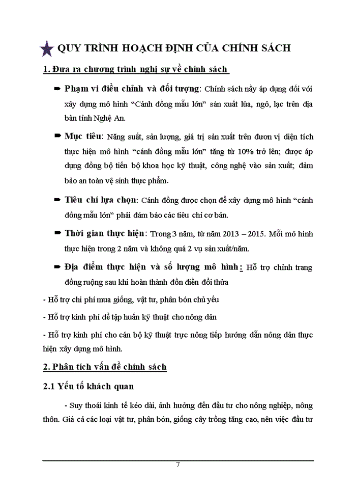 image for page Vận dụng quy trình hoạch định chính sách và một số mô hình phù hợp để phản ảnh những hoạt động cần phải tiến hành để có chính sách kể trên.