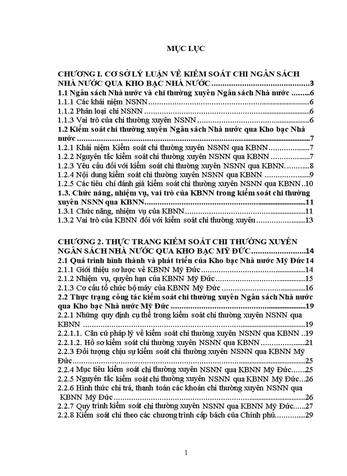 image for page Kiểm soát chi thường xuyên Ngân sách nhà nước qua Kho bạc nhà nước huyện Mỹ Đức – Thành Phố Hà Nội