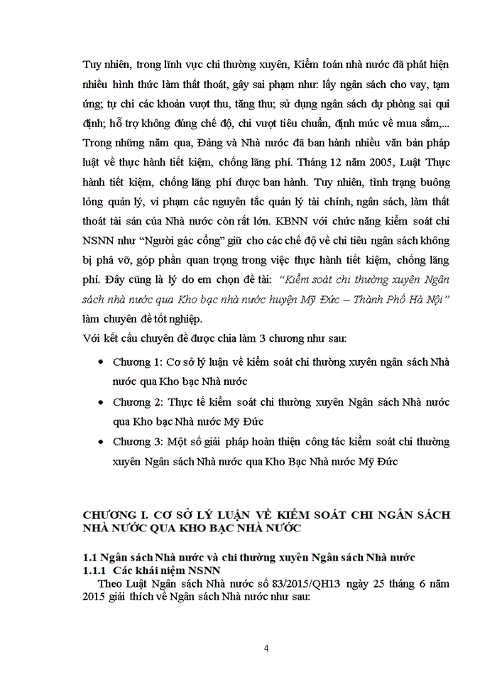 image for page Kiểm soát chi thường xuyên Ngân sách nhà nước qua Kho bạc nhà nước huyện Mỹ Đức – Thành Phố Hà Nội