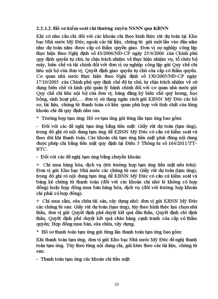 image for page Kiểm soát chi thường xuyên Ngân sách nhà nước qua Kho bạc nhà nước huyện Mỹ Đức – Thành Phố Hà Nội