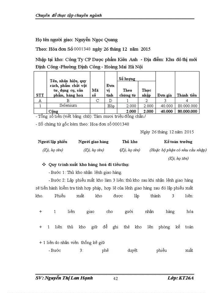image for page Hoàn thiện kế toán bán hàng và xác định kết quả bán hàng tại Công ty Cổ phần Dược phẩm Kiên Anh