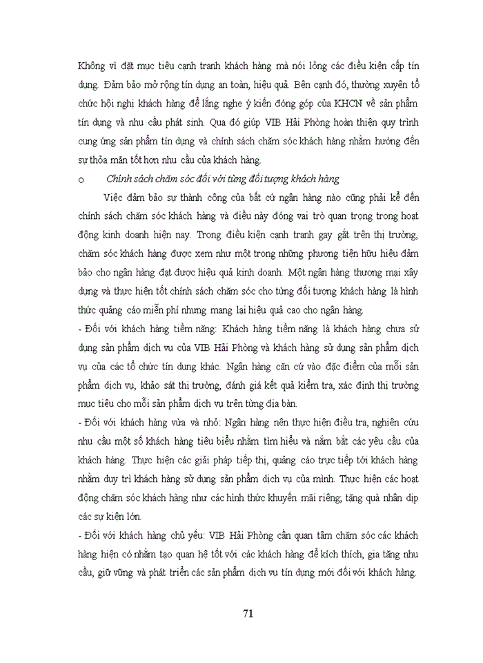 image for page Nâng cao chất lượng tín dụng khách hàng cá nhân tại chi nhánh VIB – Hải Phòng