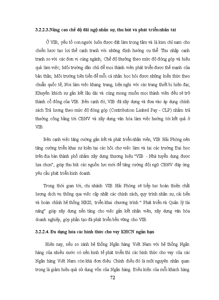 image for page Nâng cao chất lượng tín dụng khách hàng cá nhân tại chi nhánh VIB – Hải Phòng