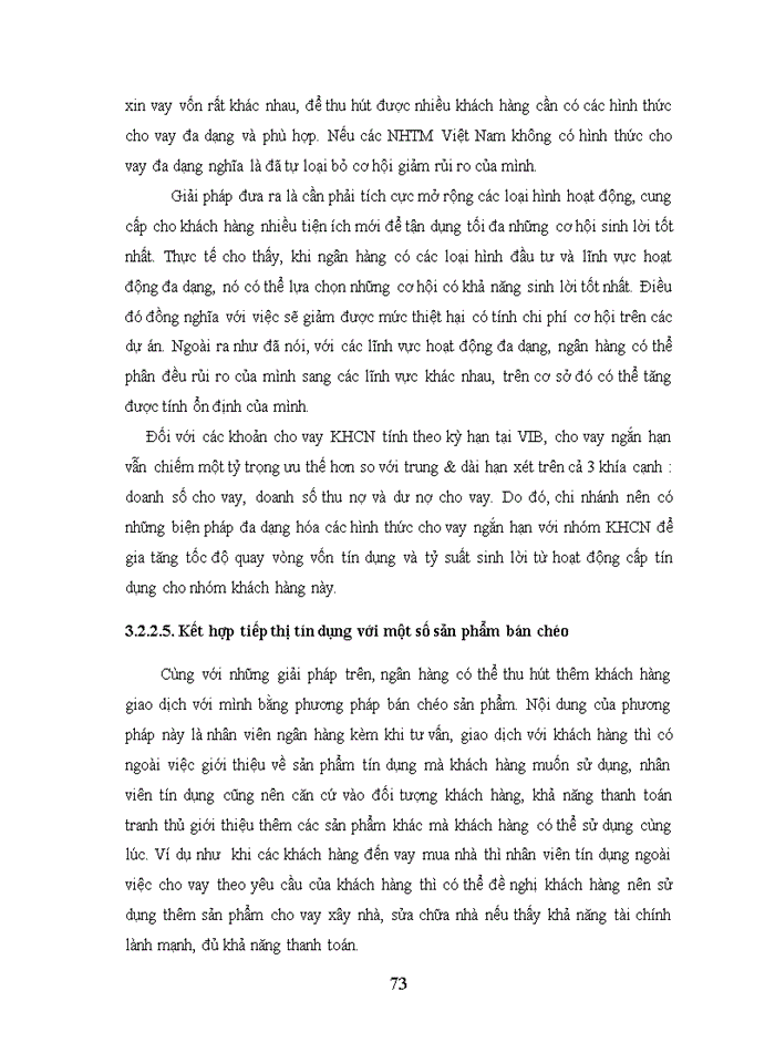 image for page Nâng cao chất lượng tín dụng khách hàng cá nhân tại chi nhánh VIB – Hải Phòng