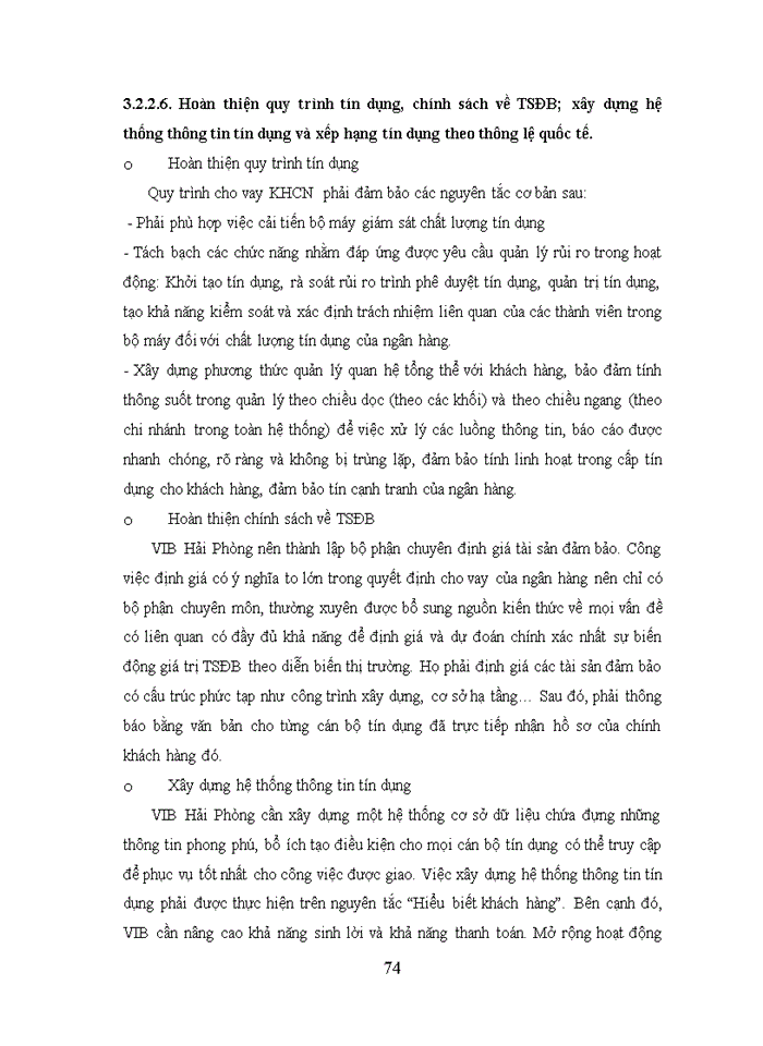 image for page Nâng cao chất lượng tín dụng khách hàng cá nhân tại chi nhánh VIB – Hải Phòng