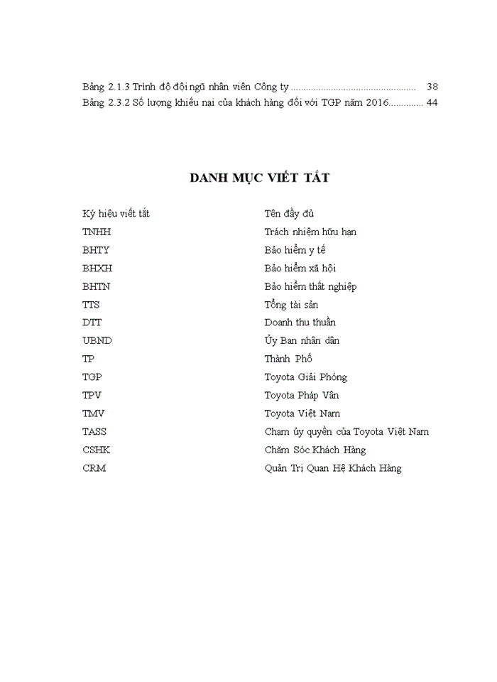 image for page Nâng cao chất lượng dịch vụ chăm sóc khách hàng tại Công ty Liên Doanh Toyota Giải Phóng