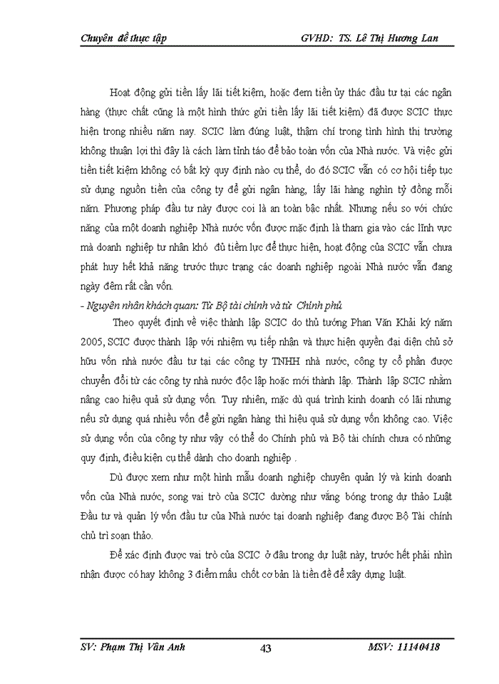 image for page Nâng cao hiệu quả hoạt động kinh doanh tạo Công ty Đầu tư và Kinh doanh vốn Nhà nước (SCIC)