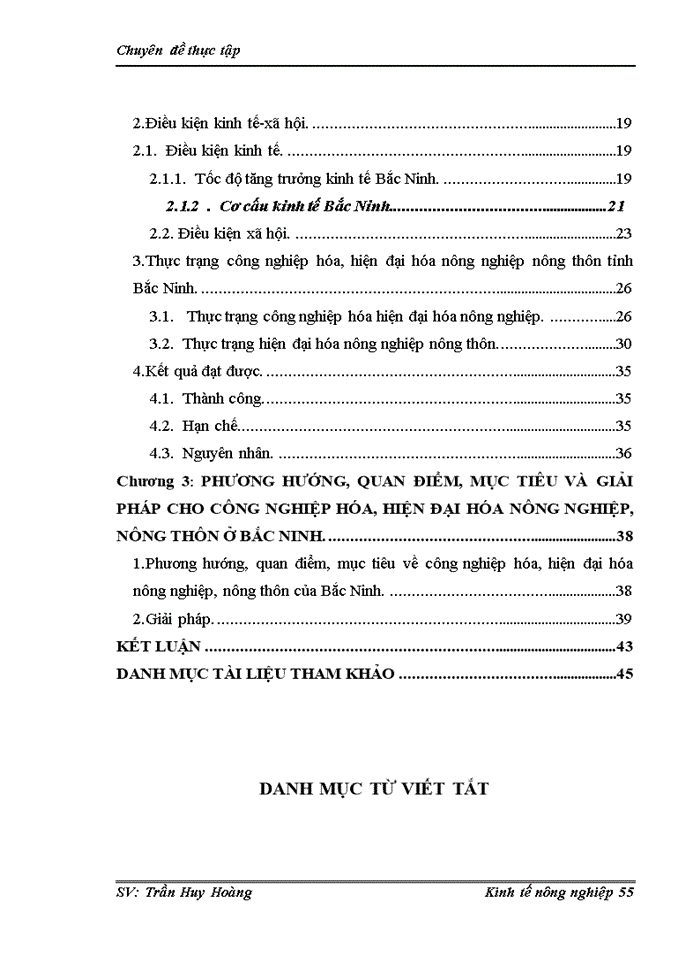 Thúc đẩy công nghiệp hóa, hiện đại hóa nông nghiệp nông thôn tỉnh Bắc Ninh