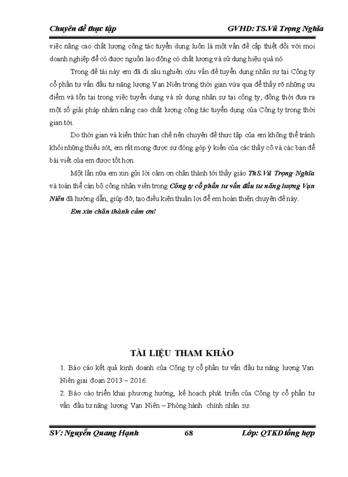 image for page Một số giải pháp nâng cao hiệu quả hoạt động tuyển dụng nguồn nhân lực tại Công ty cổ phần tư vấn đầu tư năng lượng Vạn Niên