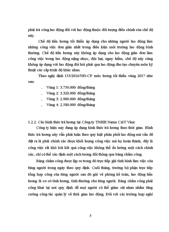 image for page Hoàn thiện kế toán tiền lương và các khoản trích theo lương tại Công ty TNHH Nama C&T Vina