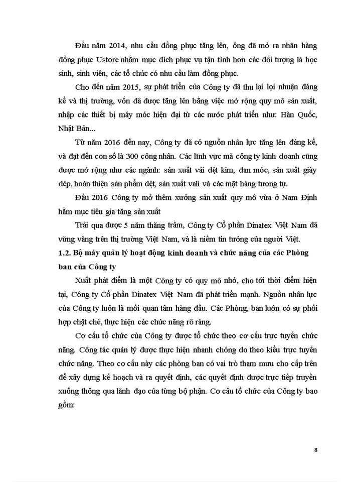 image for page Thực trạng kinh doanh và quản trị của Công ty CP Naditex Việt Nam