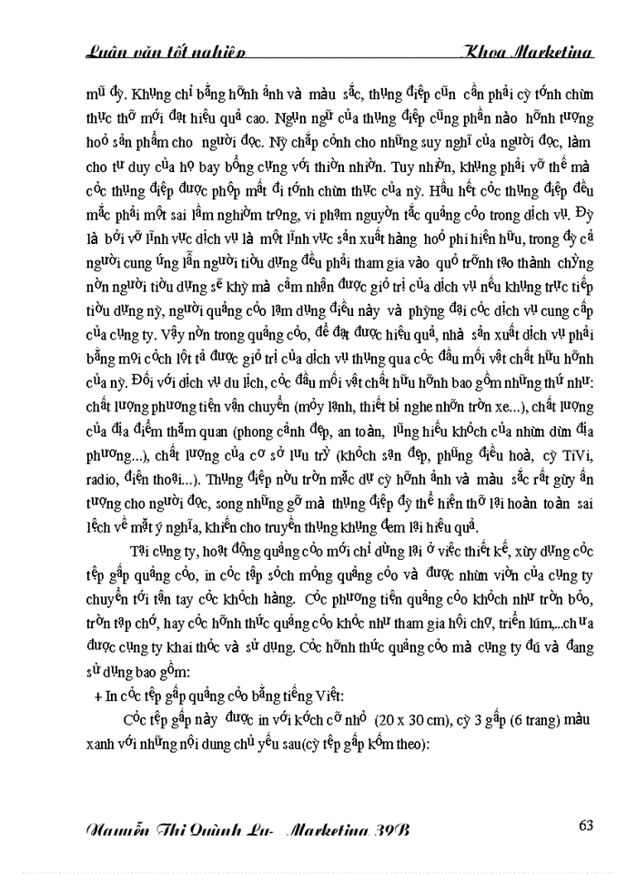 image for page Giải pháp Marketing cho hoạt động kinh doanh lữ hành của cụng ty trong thời gian tới