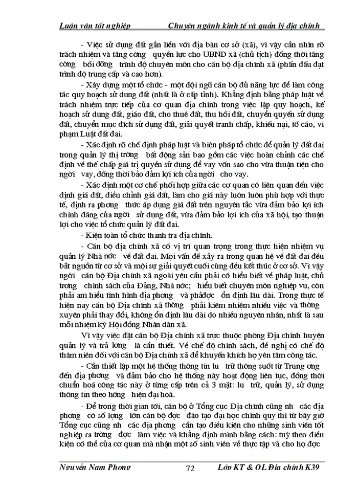 image for page Thực trạng và giải pháp nhằm hoàn thiện bộ máy quản lý về đất đai Việt Nam