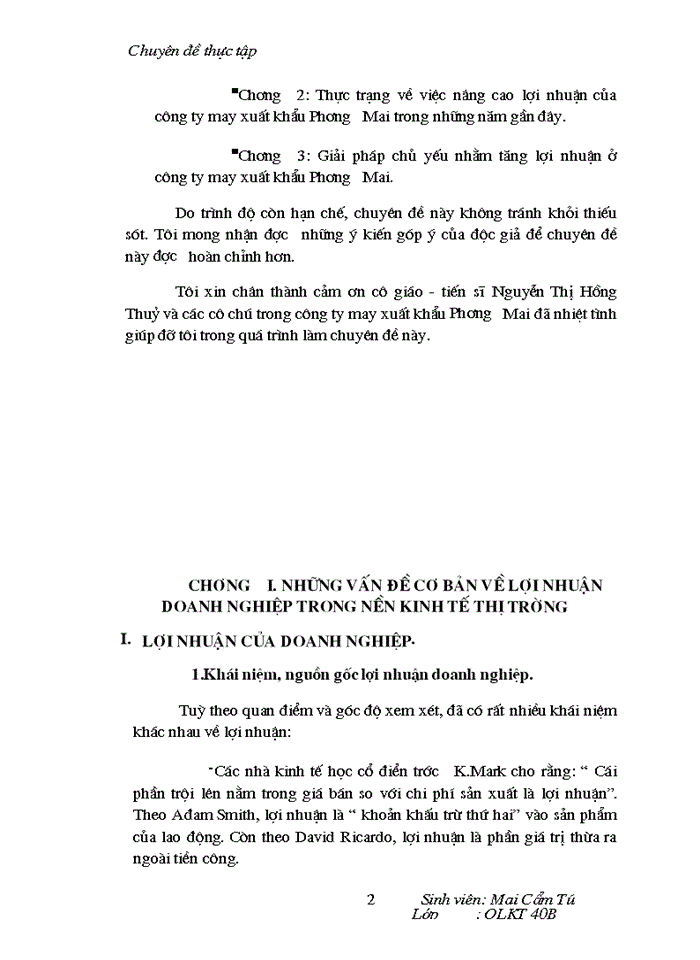 image for page Một số biện pháp nâng cao lợi nhuận ở công ty may xuất khẩu Phương Mai