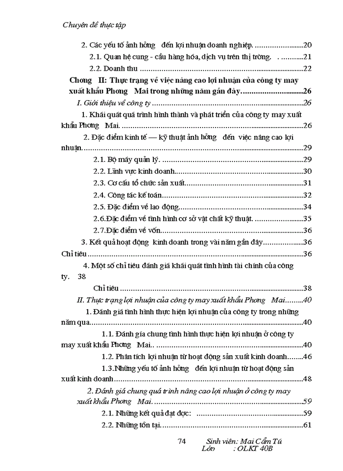 image for page Một số biện pháp nâng cao lợi nhuận ở công ty may xuất khẩu Phương Mai