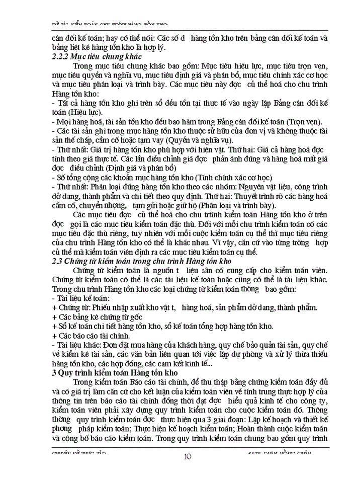 image for page Kiểm toán chu trình hàng tồn kho trong kiểm toán Báo cáo tài chính do công ty Kiểm toán và Kế toán thực hiện