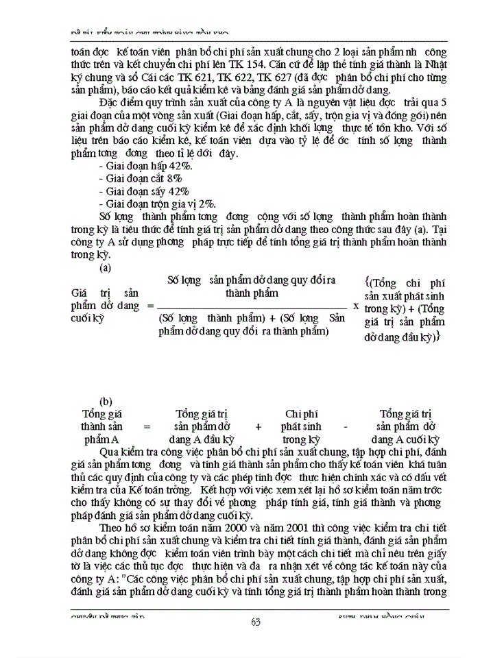 image for page Kiểm toán chu trình hàng tồn kho trong kiểm toán Báo cáo tài chính do công ty Kiểm toán và Kế toán thực hiện