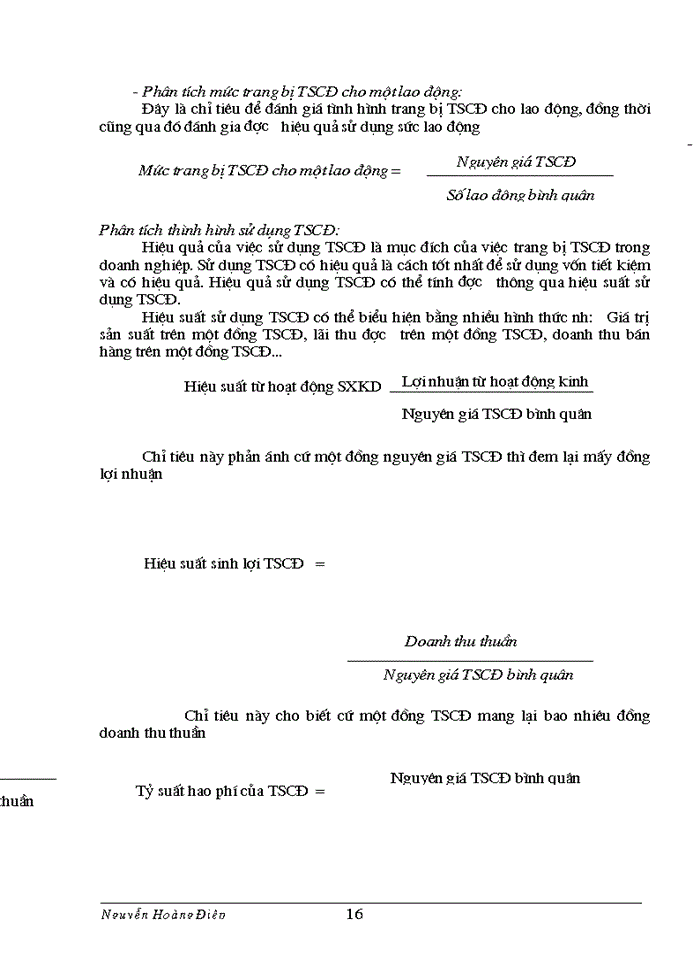 image for page Kế toán TSCĐ và phân tích tình hình trang bị và sử dụng TSCĐ trong công ty Điện lực TP Hà Nội
