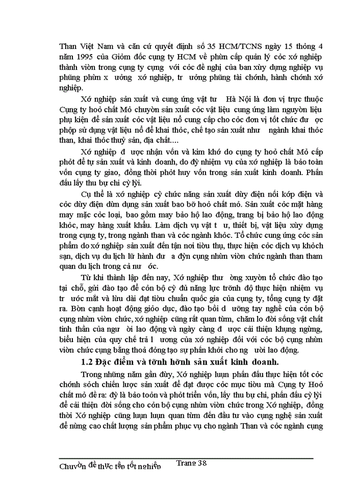 image for page Giải pháp nhằm hoàn thiện công tác kế toán, quản lý vật liệu tại xí nghiệp sản xuất và cung ứng vật tư Hà nội.