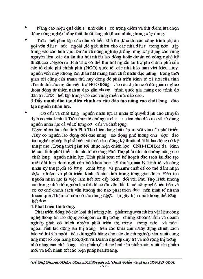 image for page Phương hướng chuyển dịch cơ cấu ngành kinh tế trong quá trính CNH-HĐH ở tỉnh Phú Thọ trong giai đoạn từ nay đền năm 2010
